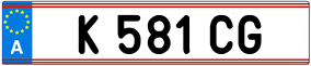 Truck License Plate